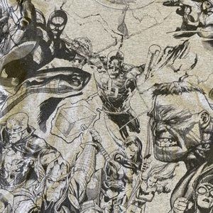 Cool vintage MARVEL brand T-shirt, L, rare